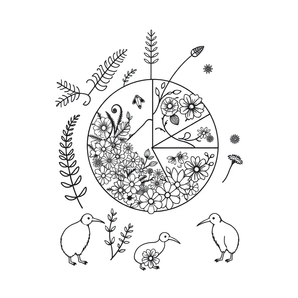 Statistics and data collection illustration