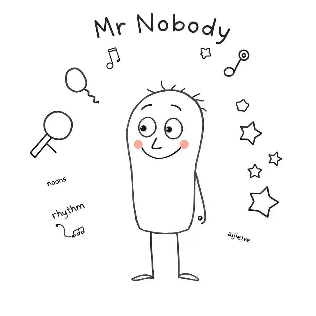 Mr Nobody character illustration