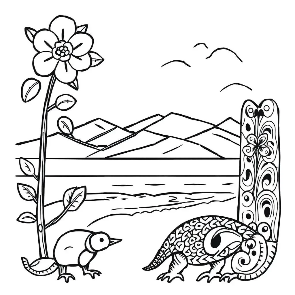 Child writing a story