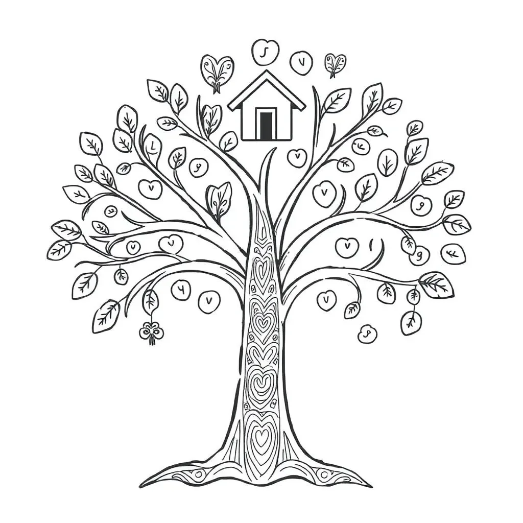 Family tree illustration