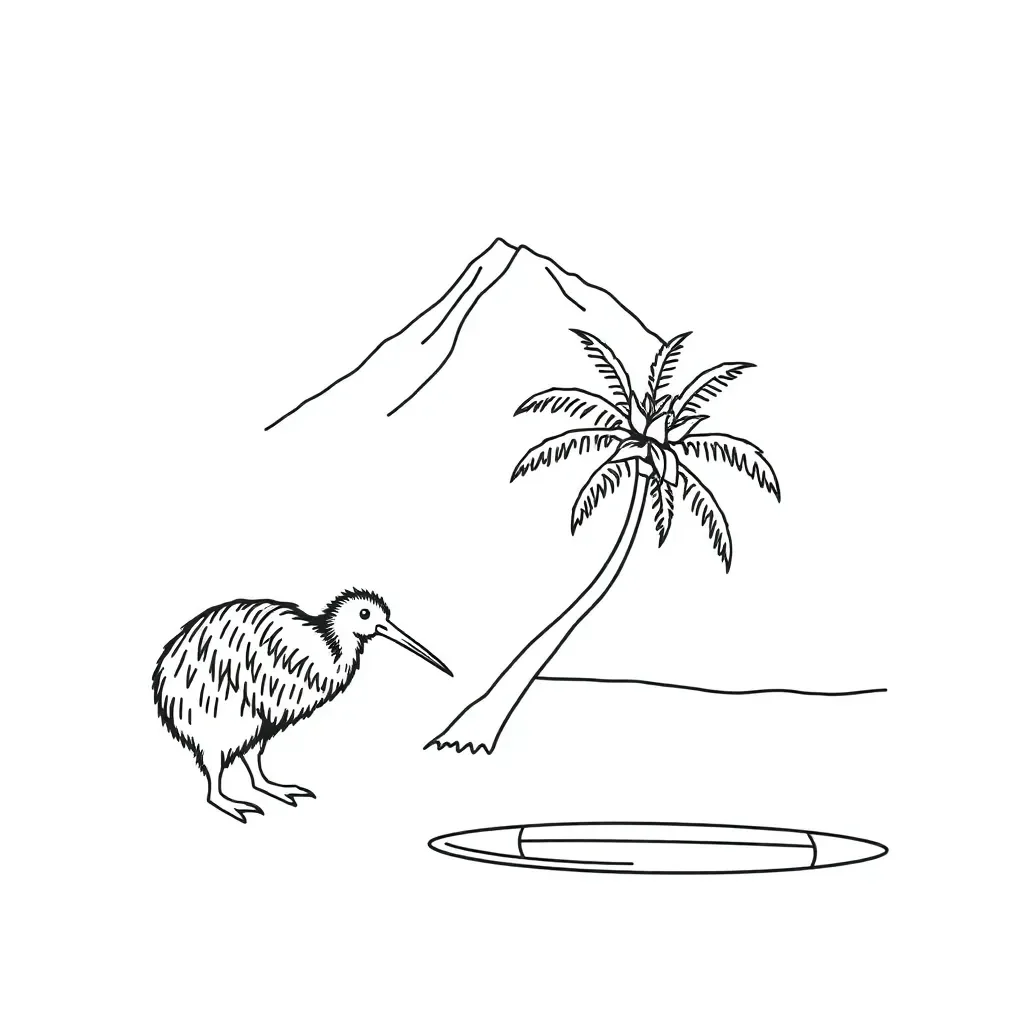 Māori vocabulary illustration