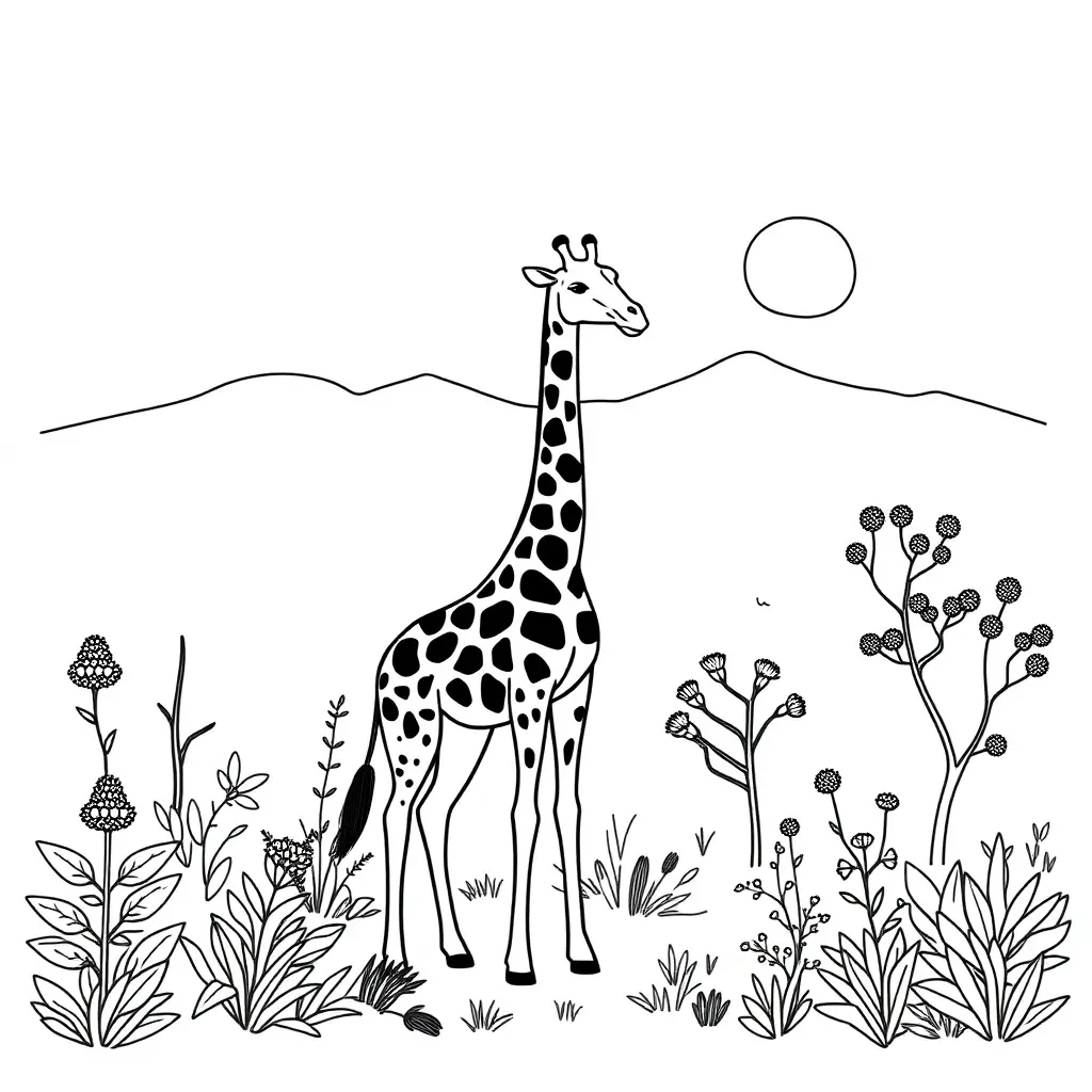 Giraffe illustration