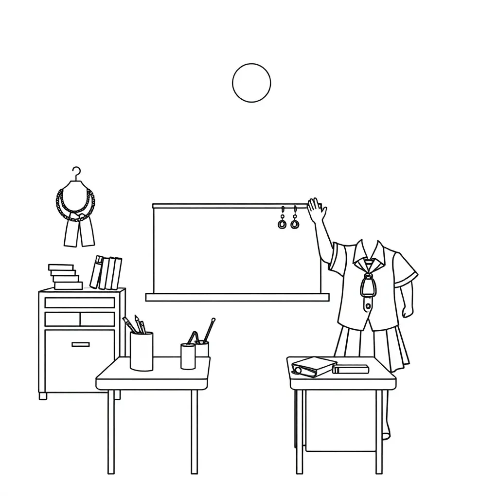 Email writing illustration