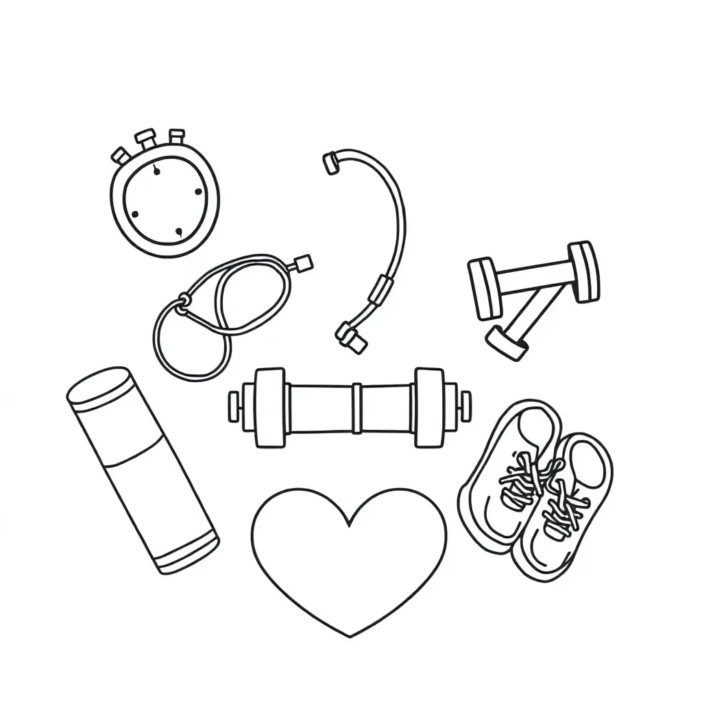 Fitness testing illustration