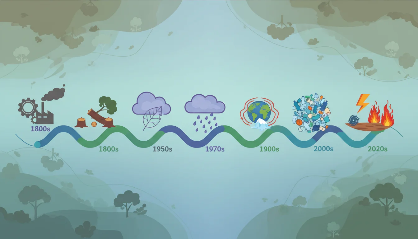 Threats to World Biomes Timeline