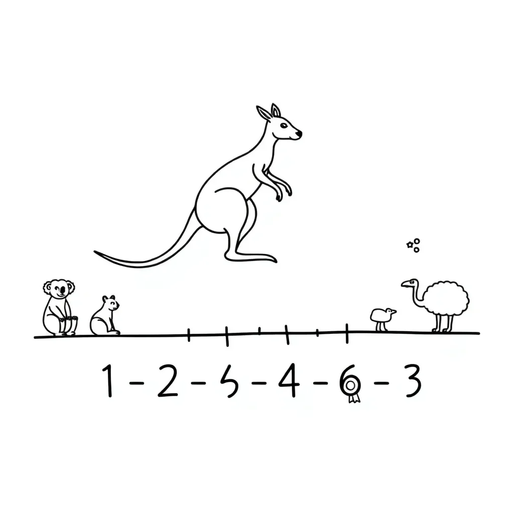 Mathematical symbols and numbers illustration