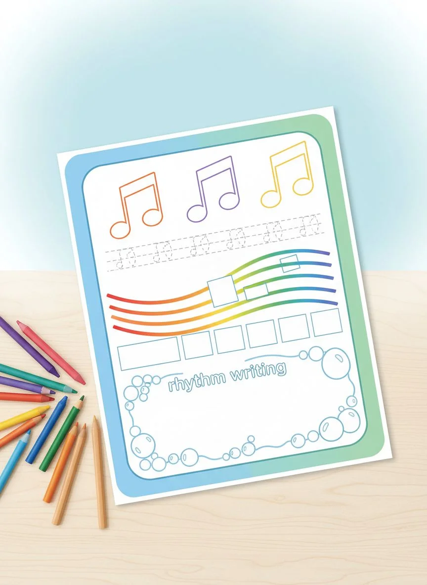 Rhythm Worksheet Time