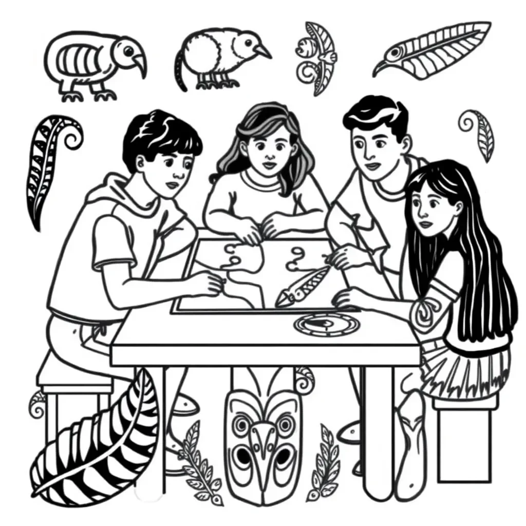 Team communication illustration