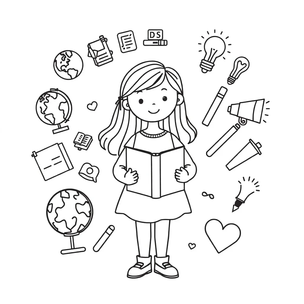 Malala Yousafzai illustration