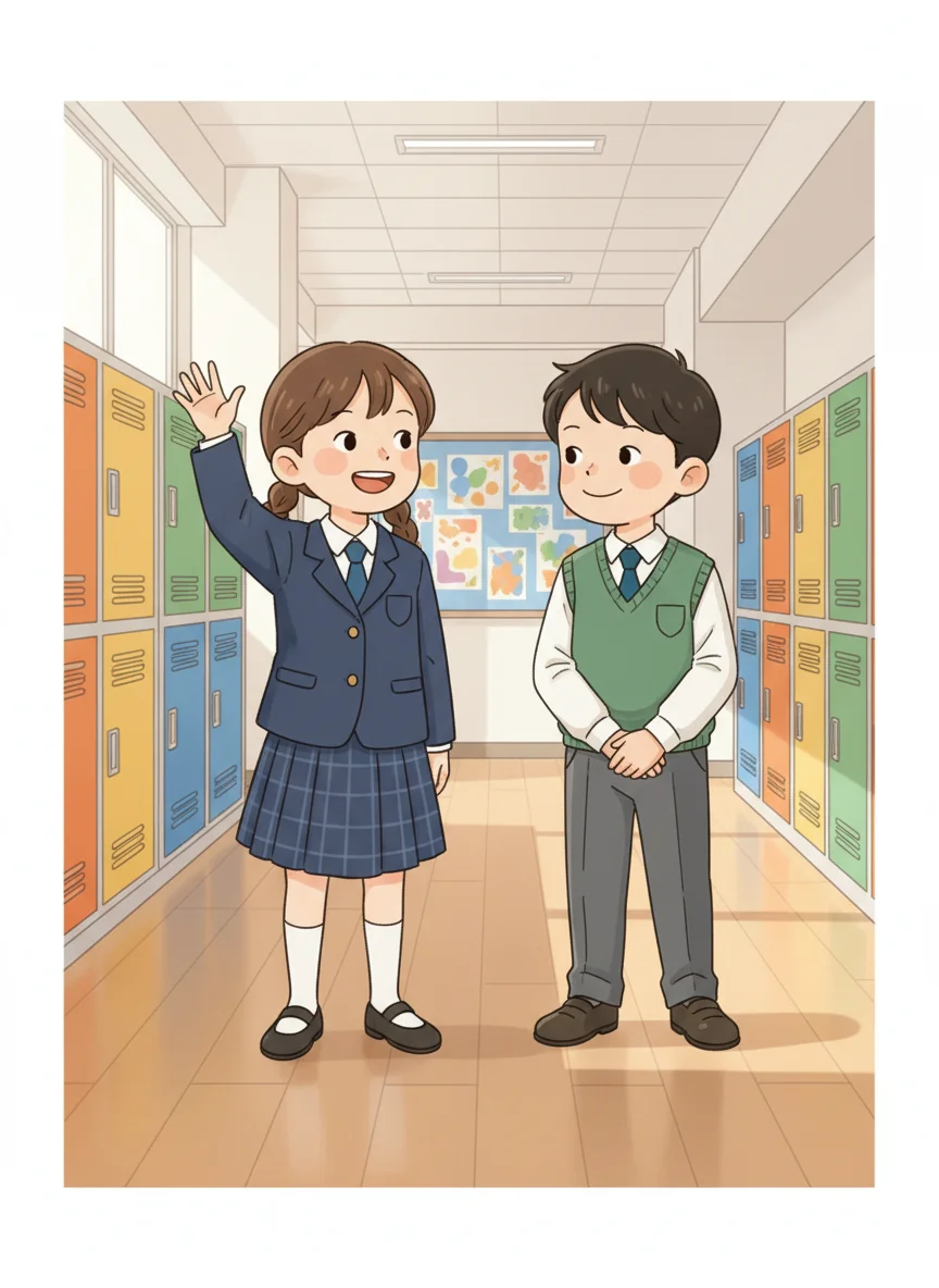 Beannachtaí - Greetings in School