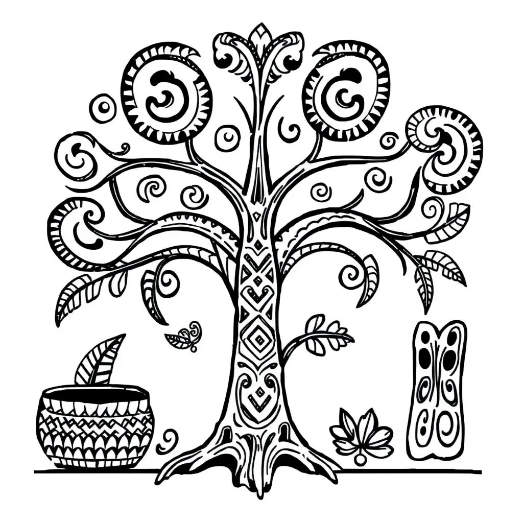 Whakapapa tree illustration