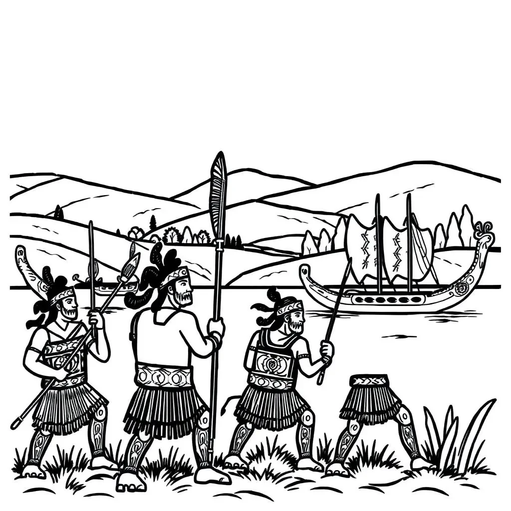 Historical research illustration