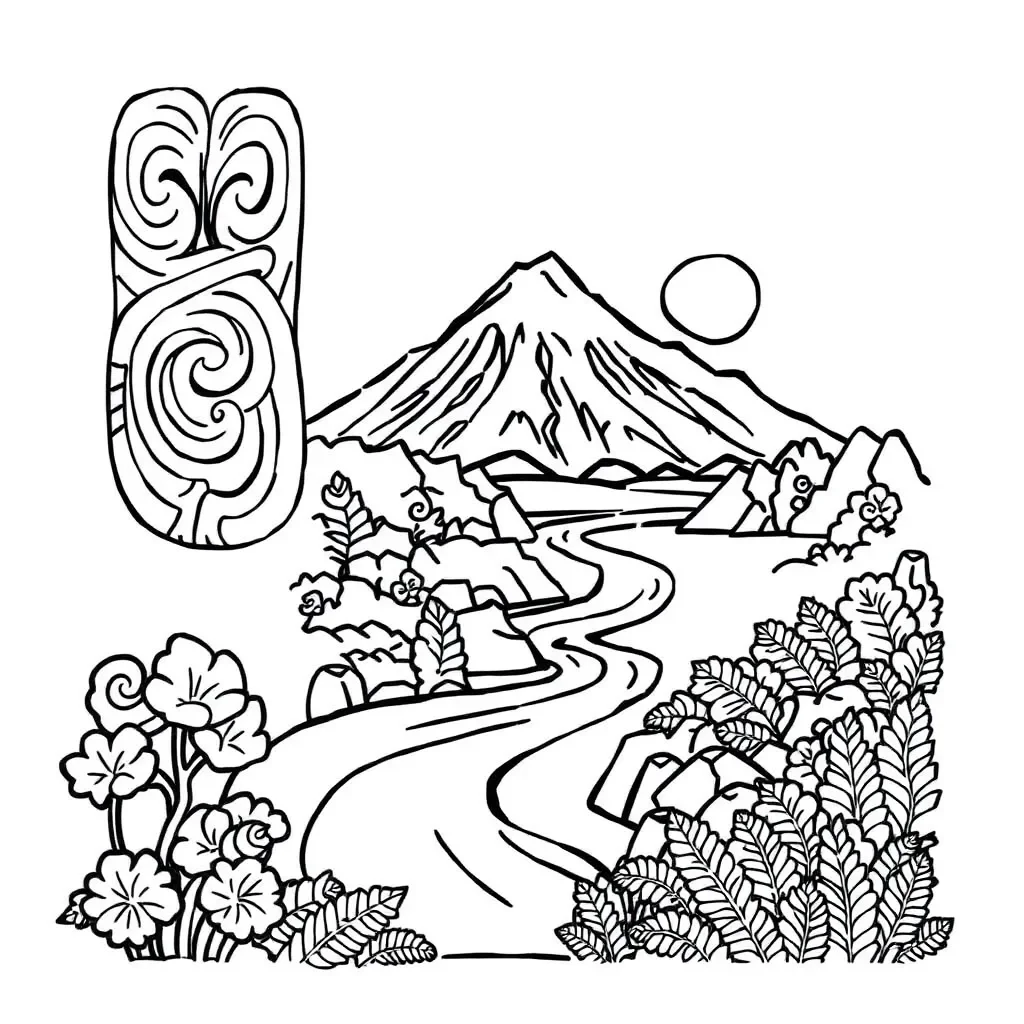Wairaka and waka illustration