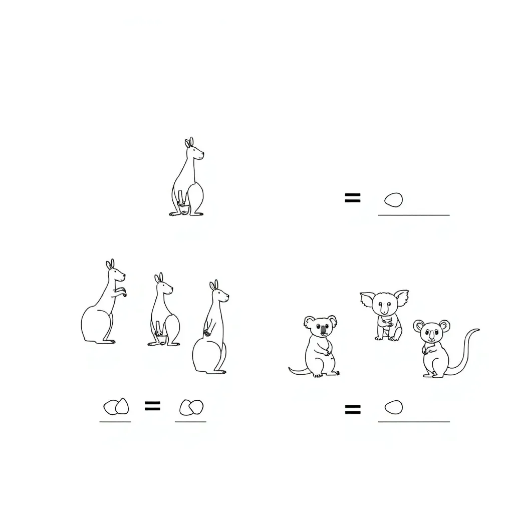 Student combining groups of objects