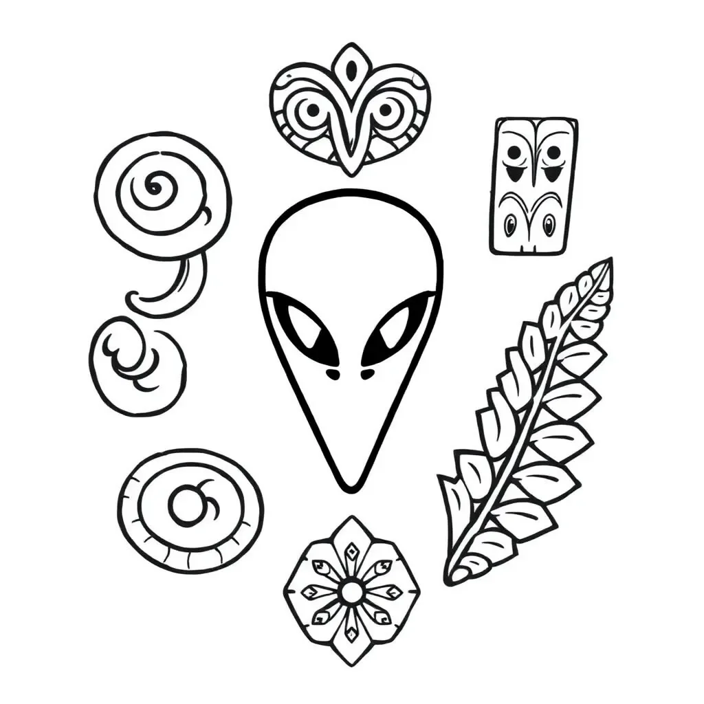 Alien glyph characters