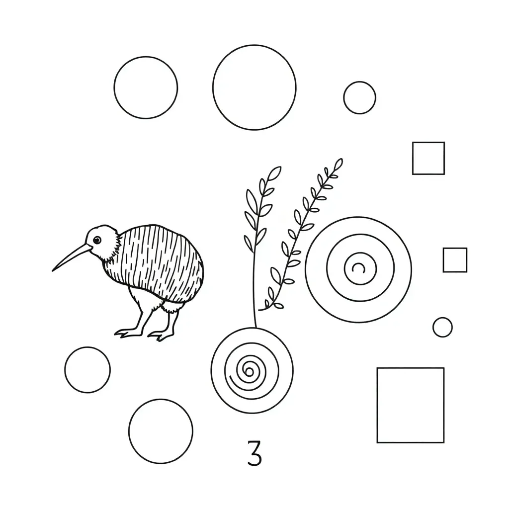 Mathematical symbols and numbers illustration