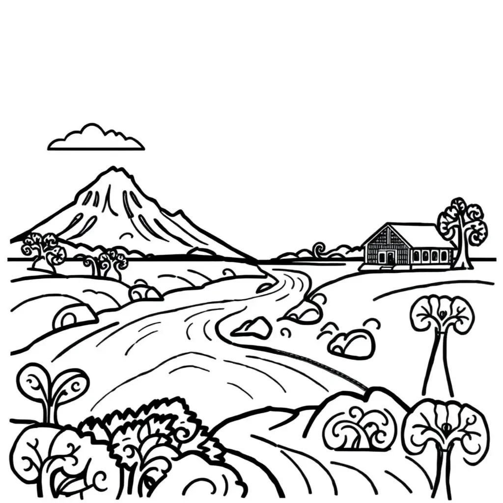 Māori language learning illustration