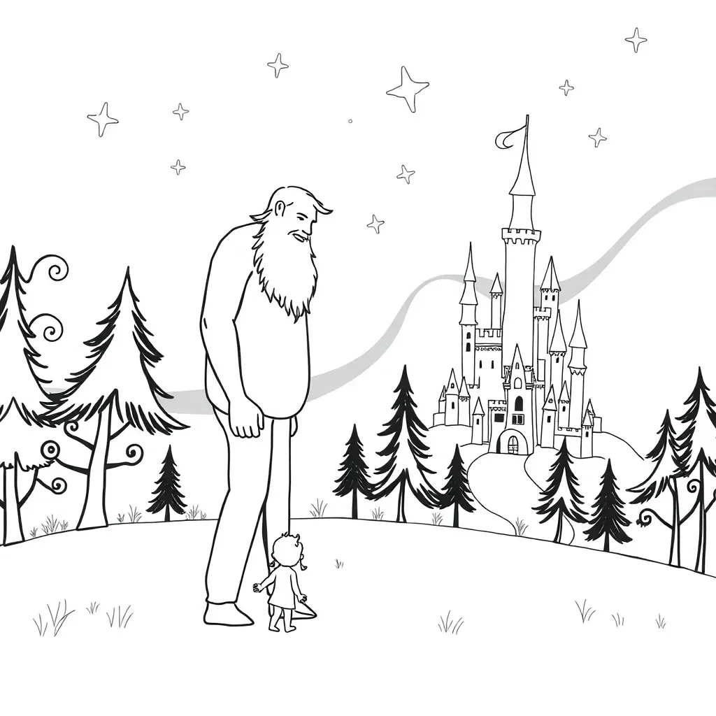 The Big Friendly Giant illustration