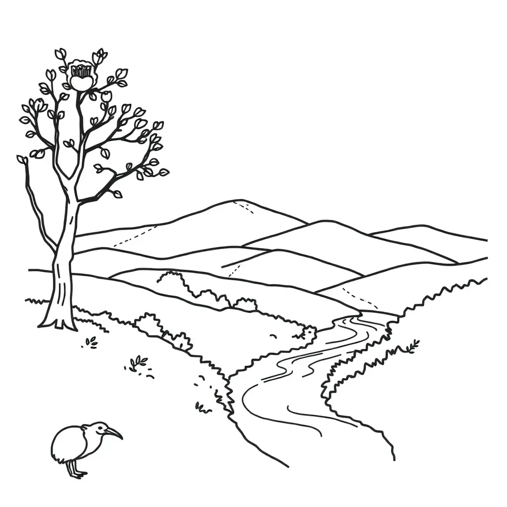 Creative writing illustration with pencil and imagination bubbles