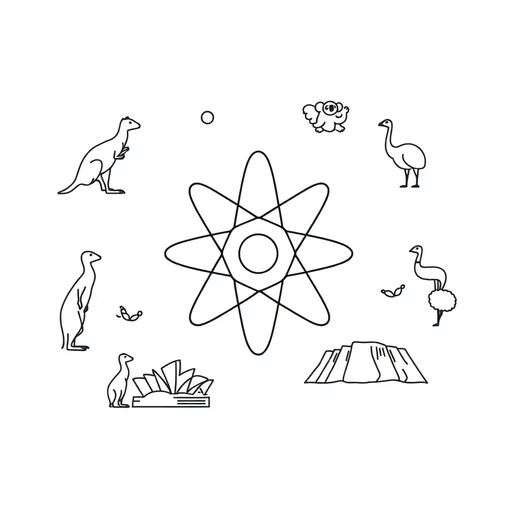 Atomic structure diagram