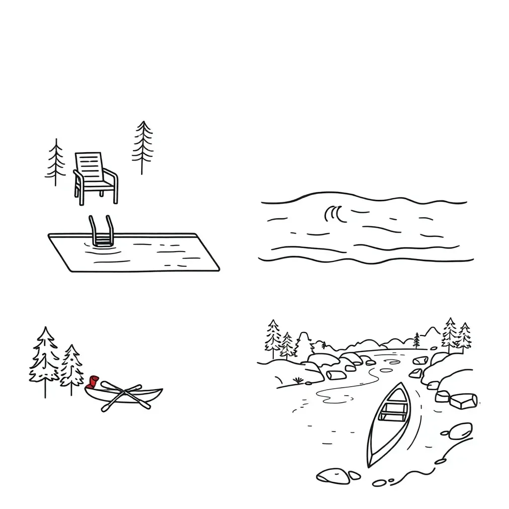 Water safety illustration