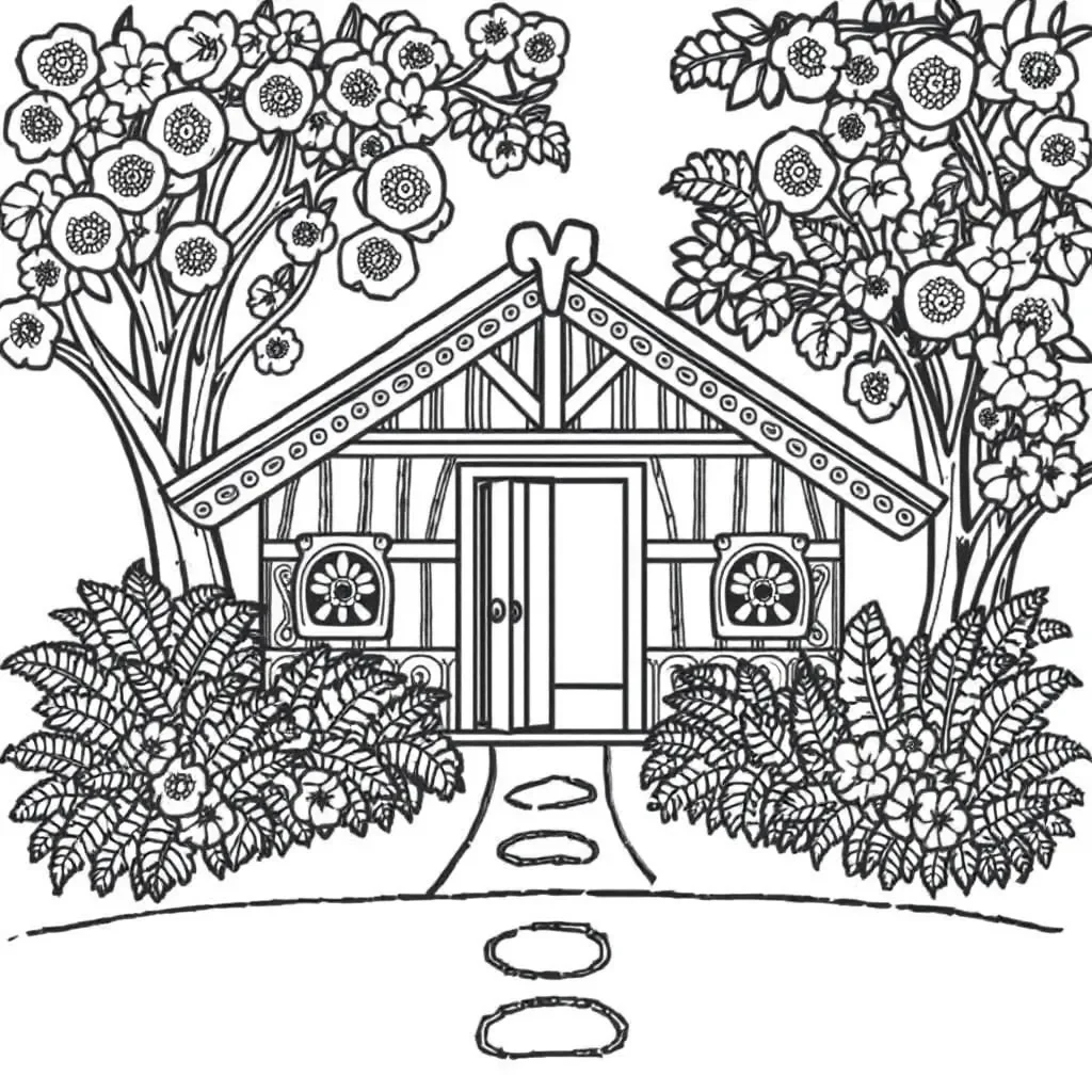 Māori greeting illustration