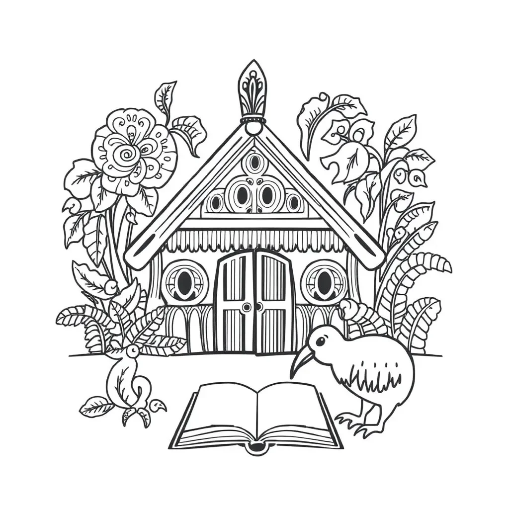 Student reading a book