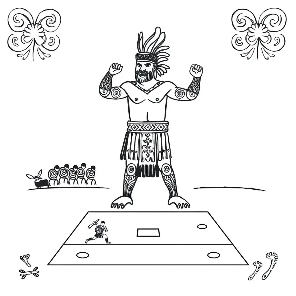 Students playing Ki-o-Rahi