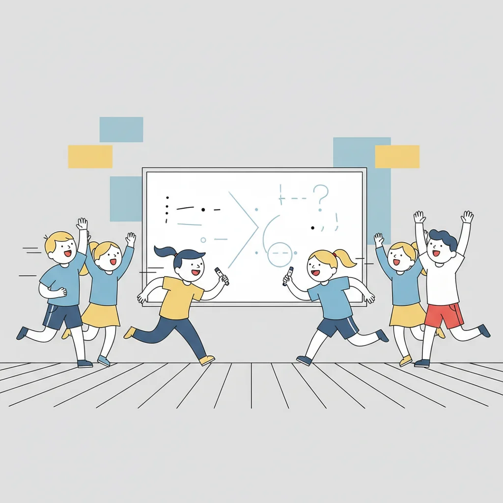 Sentence Type Relay Race