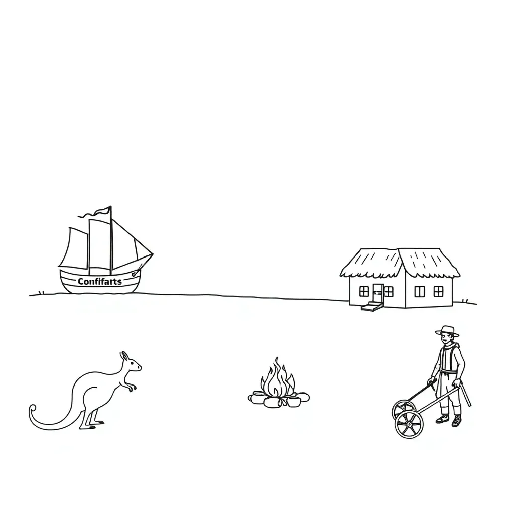 Convicts and settlers in early Australia