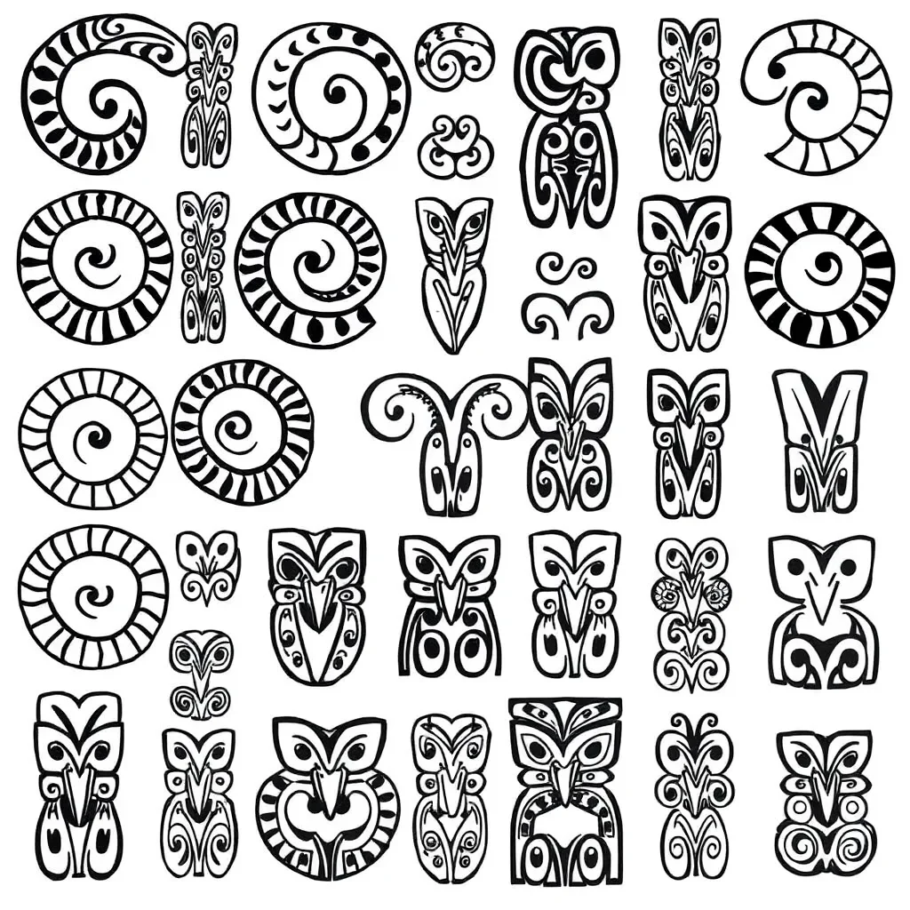 Pattern blocks and sequences illustration