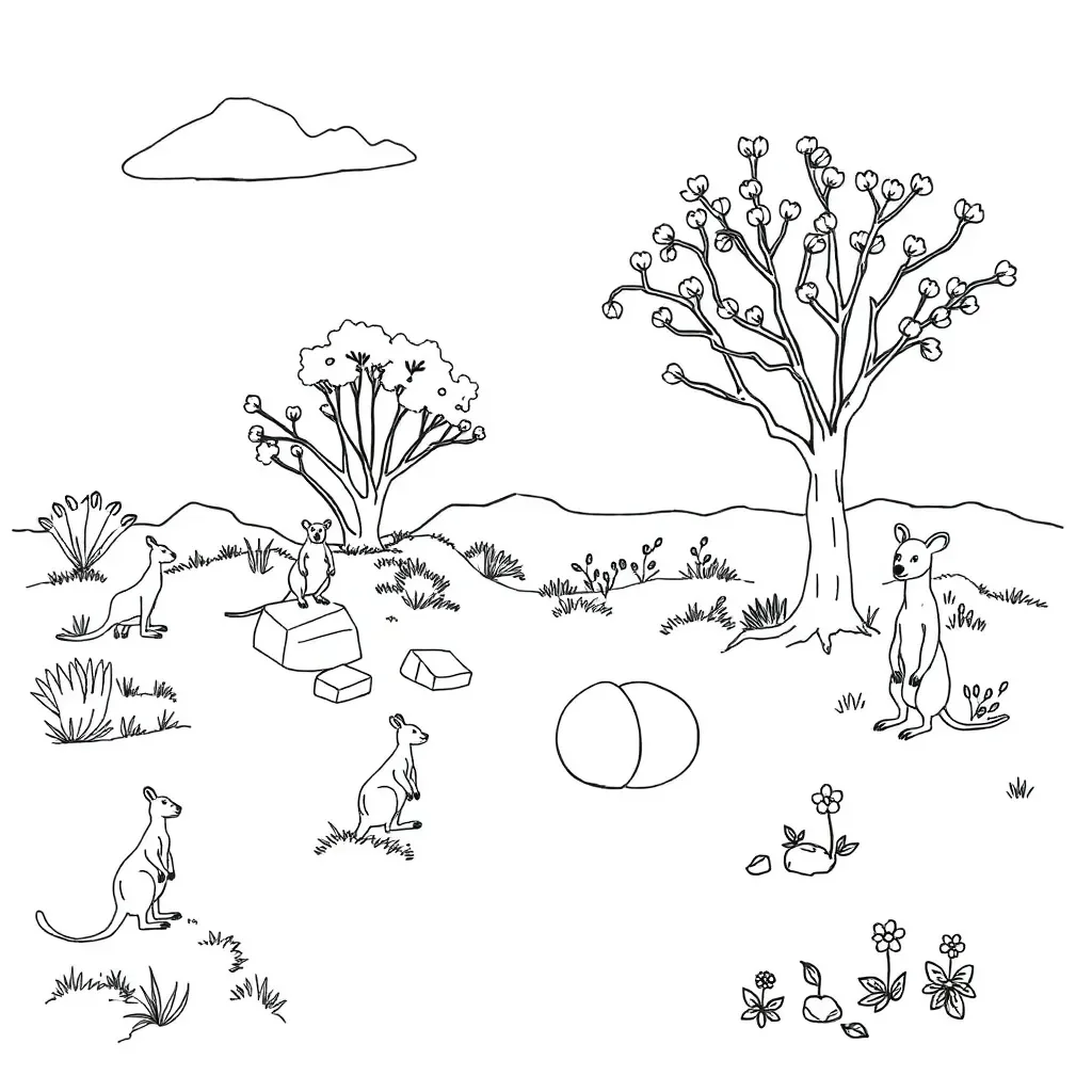 Arrays and number facts illustration