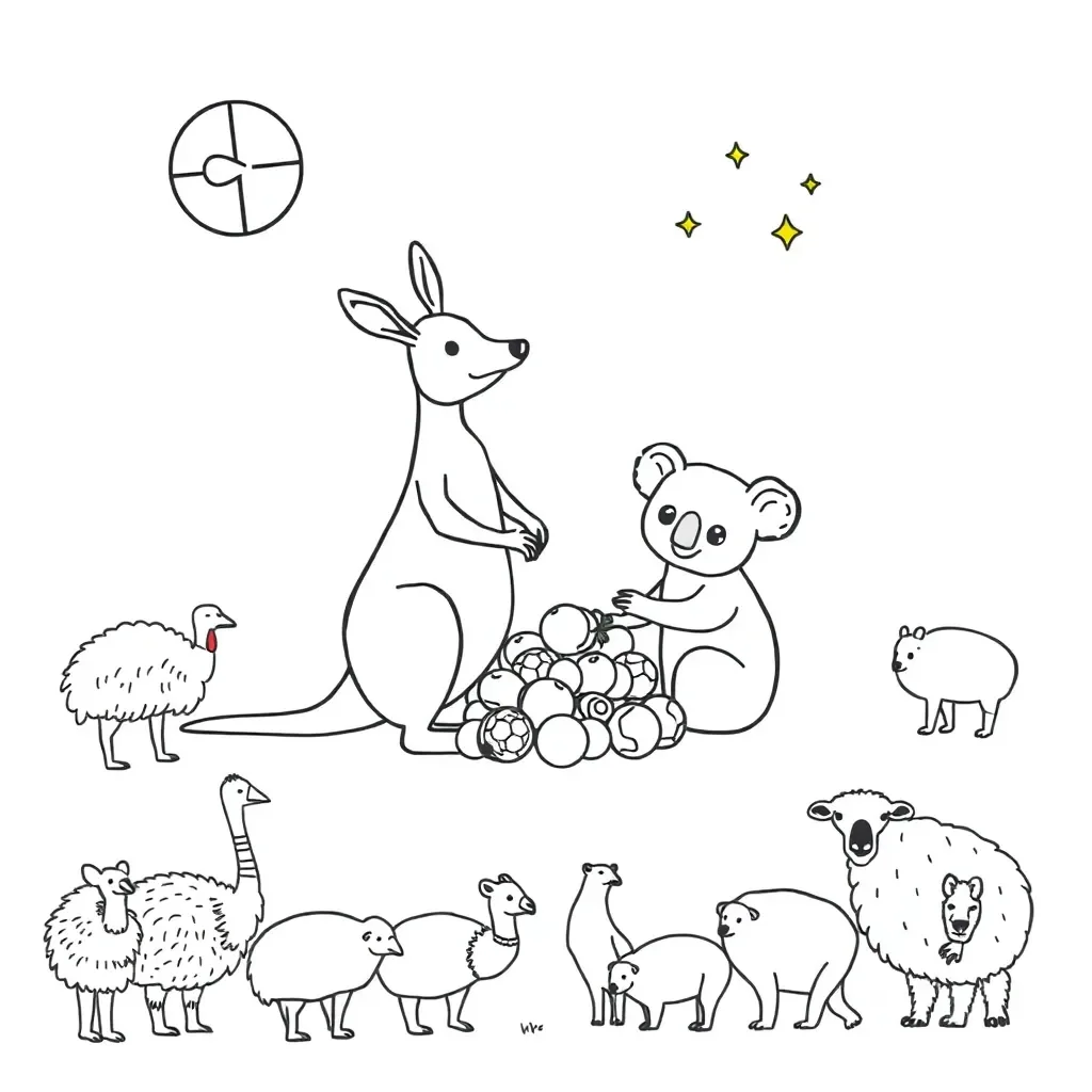 Children sharing toys equally