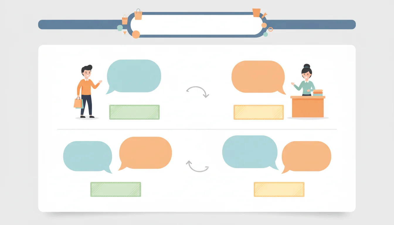 Shopping Dialogue Example