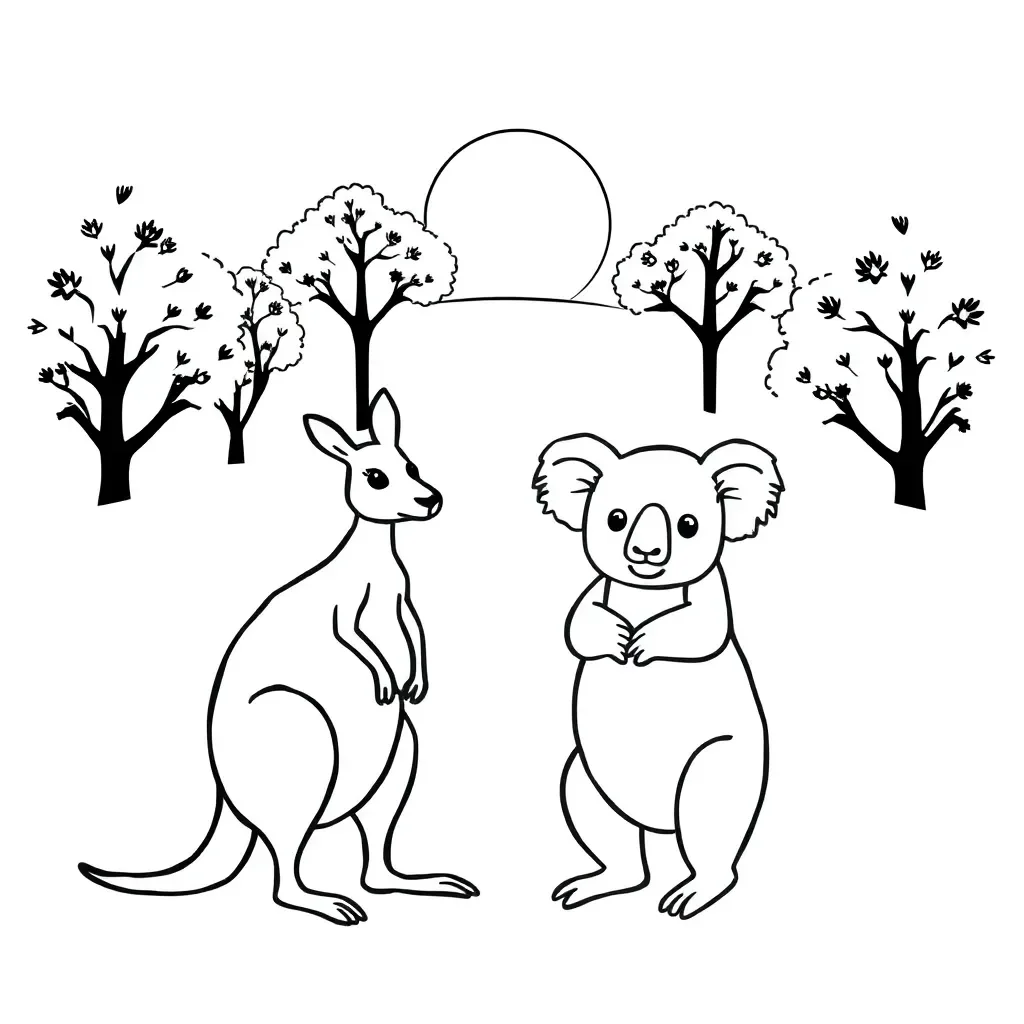 Two characters from a story