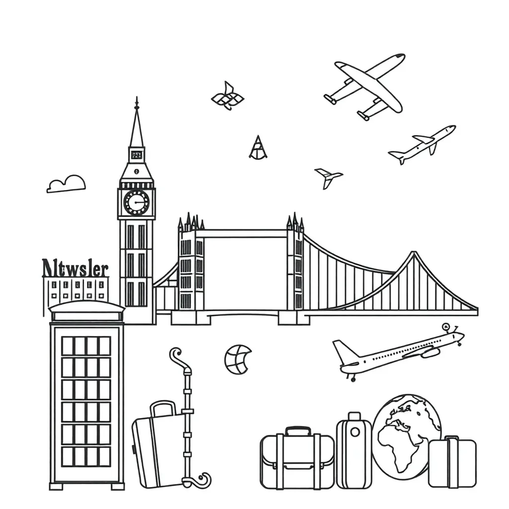 UK passport and visa documents