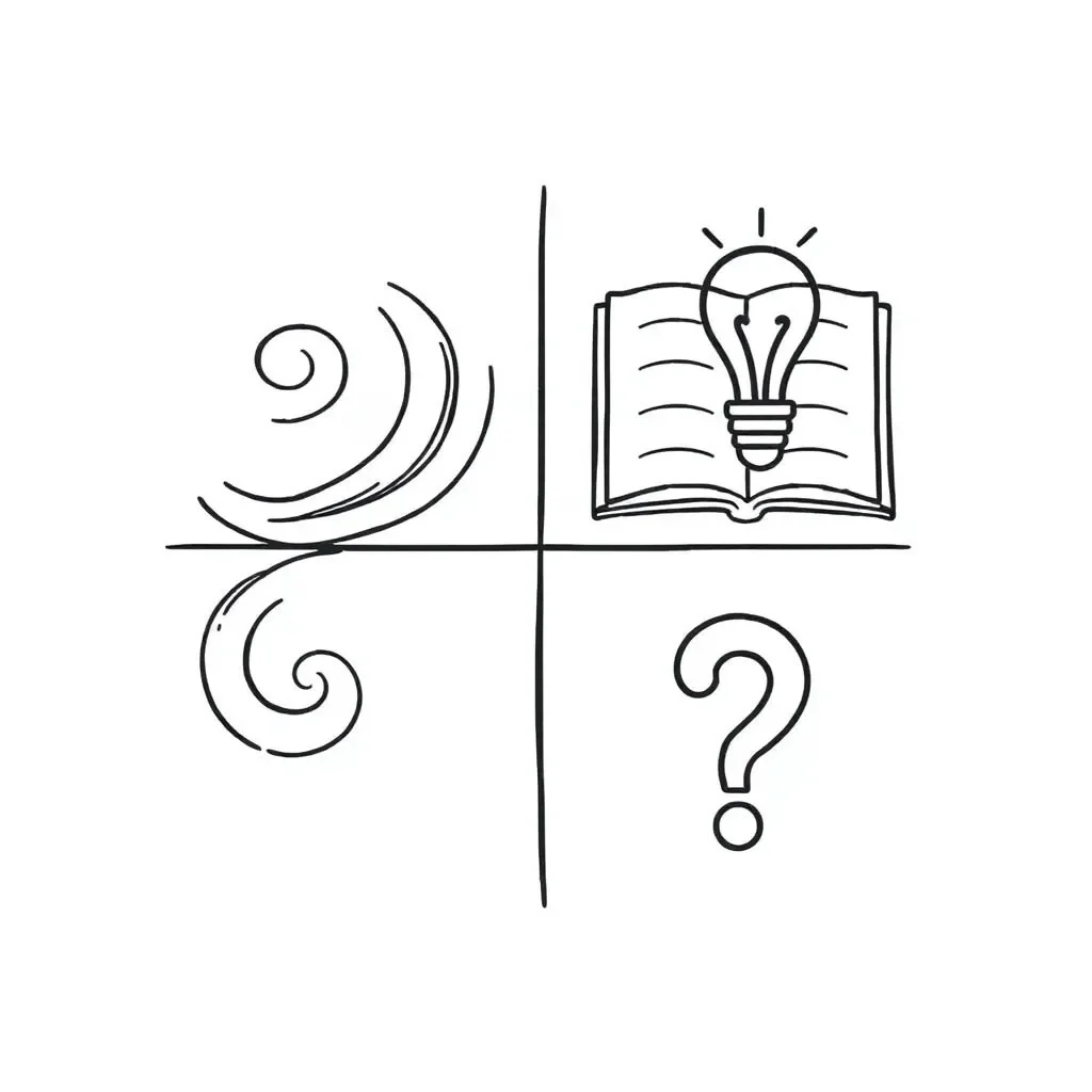 Student reading a book