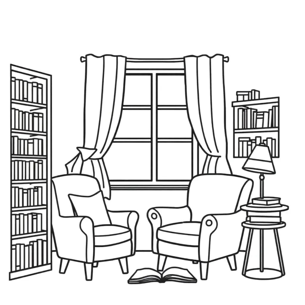 Students reading different books