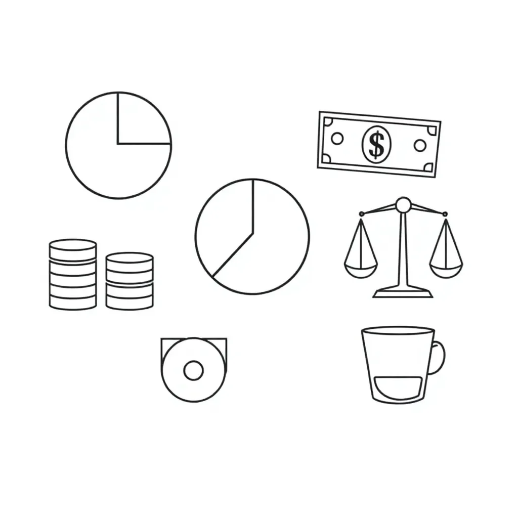 Percentage symbols and mathematical concepts