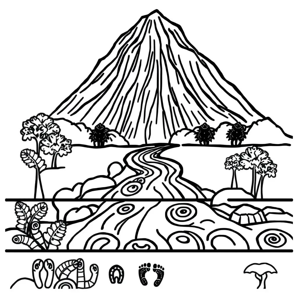 Mountain and river landscape representing turangawaewae
