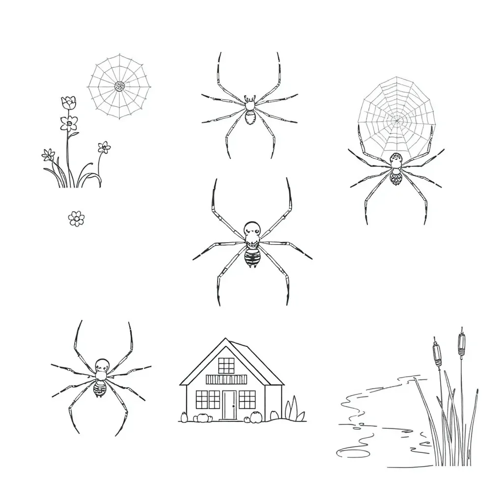 New Zealand spiders in different habitats