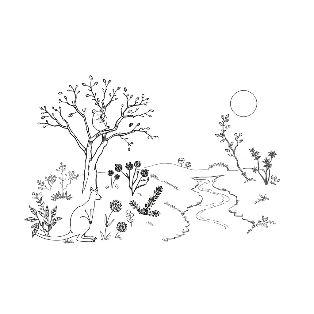 Books and visual elements illustration