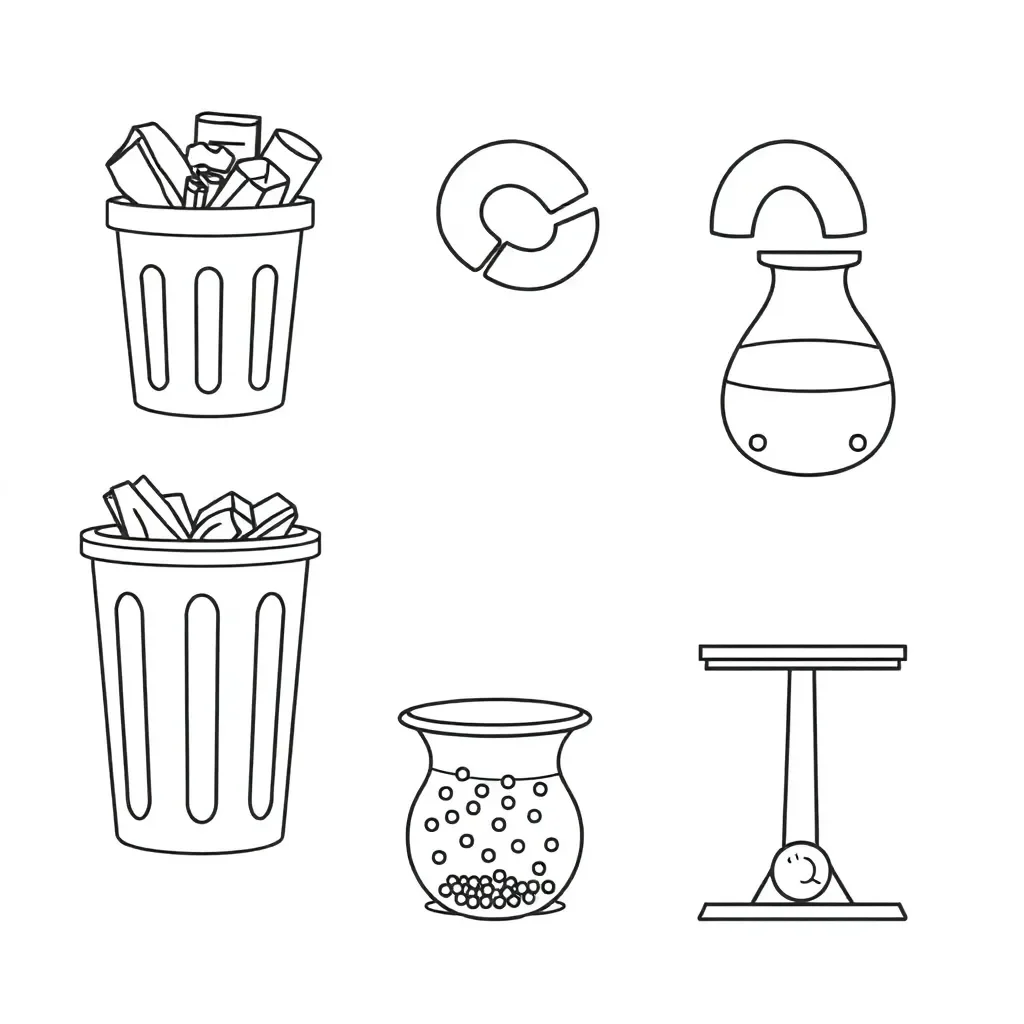 Science materials and sorting equipment