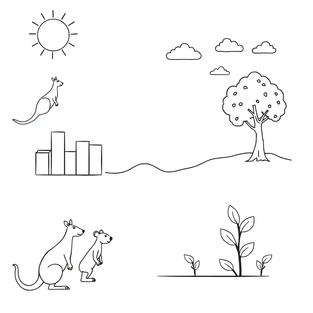 Graphs and charts illustration