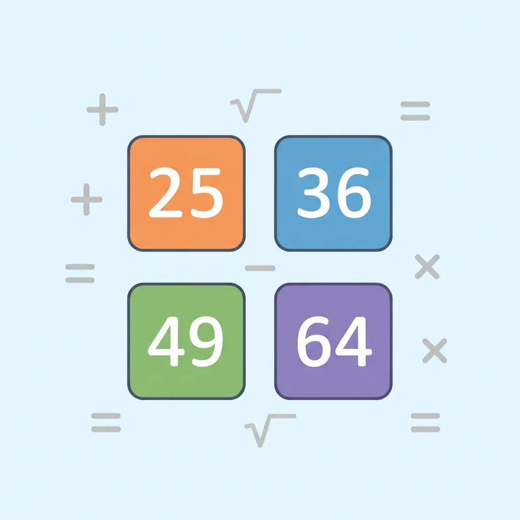 Perfect Squares Practice