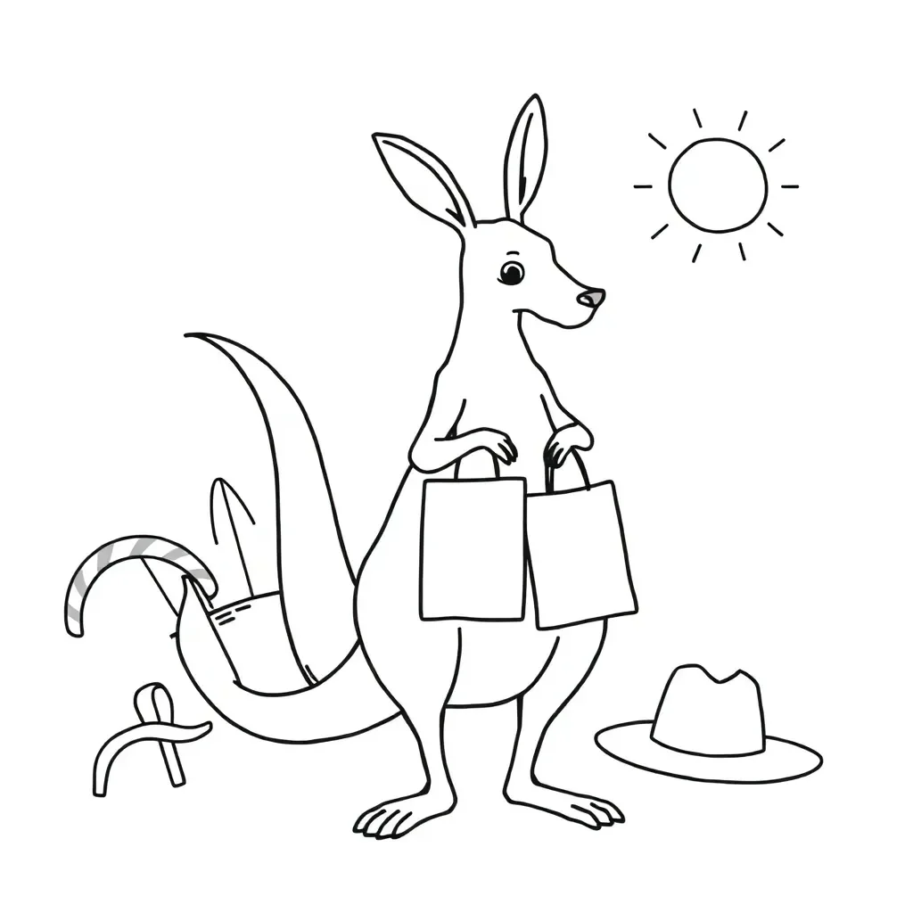 Money and shopping illustration