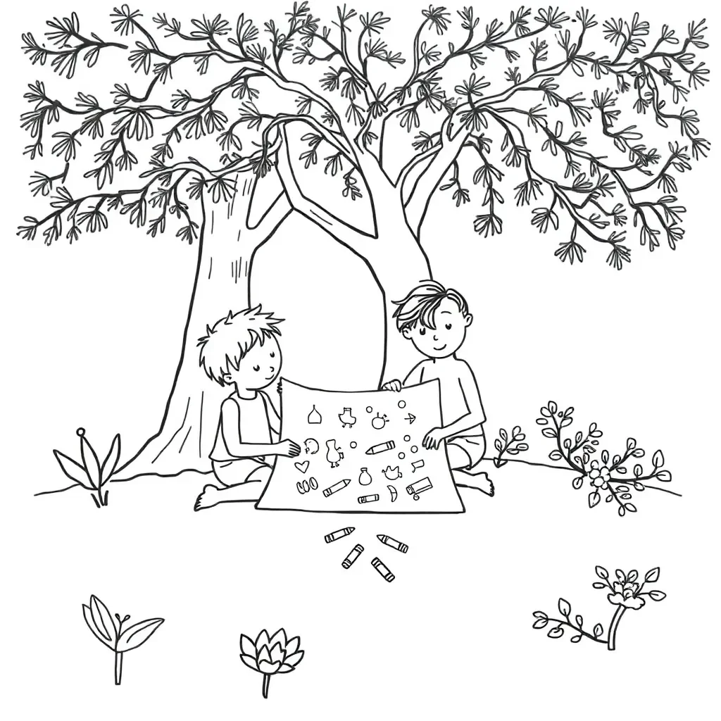 Worksheet illustration