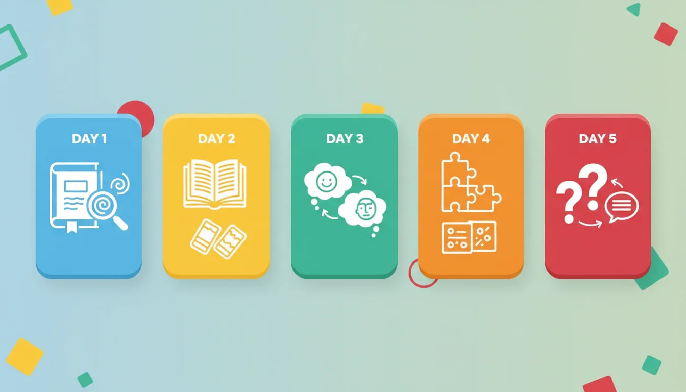 Our 5-Day Reading Journey