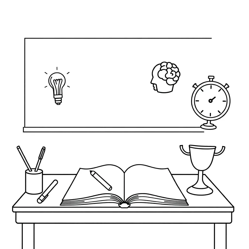 Psychology brain illustration