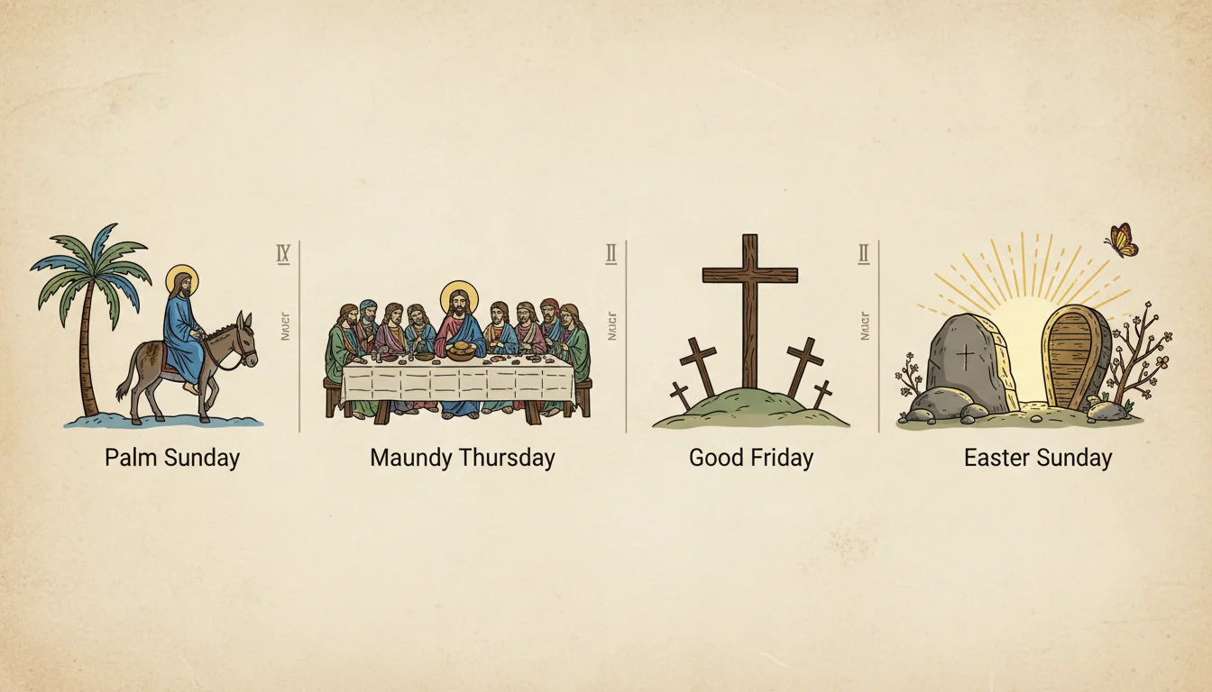 The Easter Story Timeline